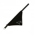 COLLARE C-BANDANA PILE 45-55CM-25MM NERO 