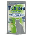 MONGE NATURAL BUSTE TONNO A PINNA GIALLA 80 GR