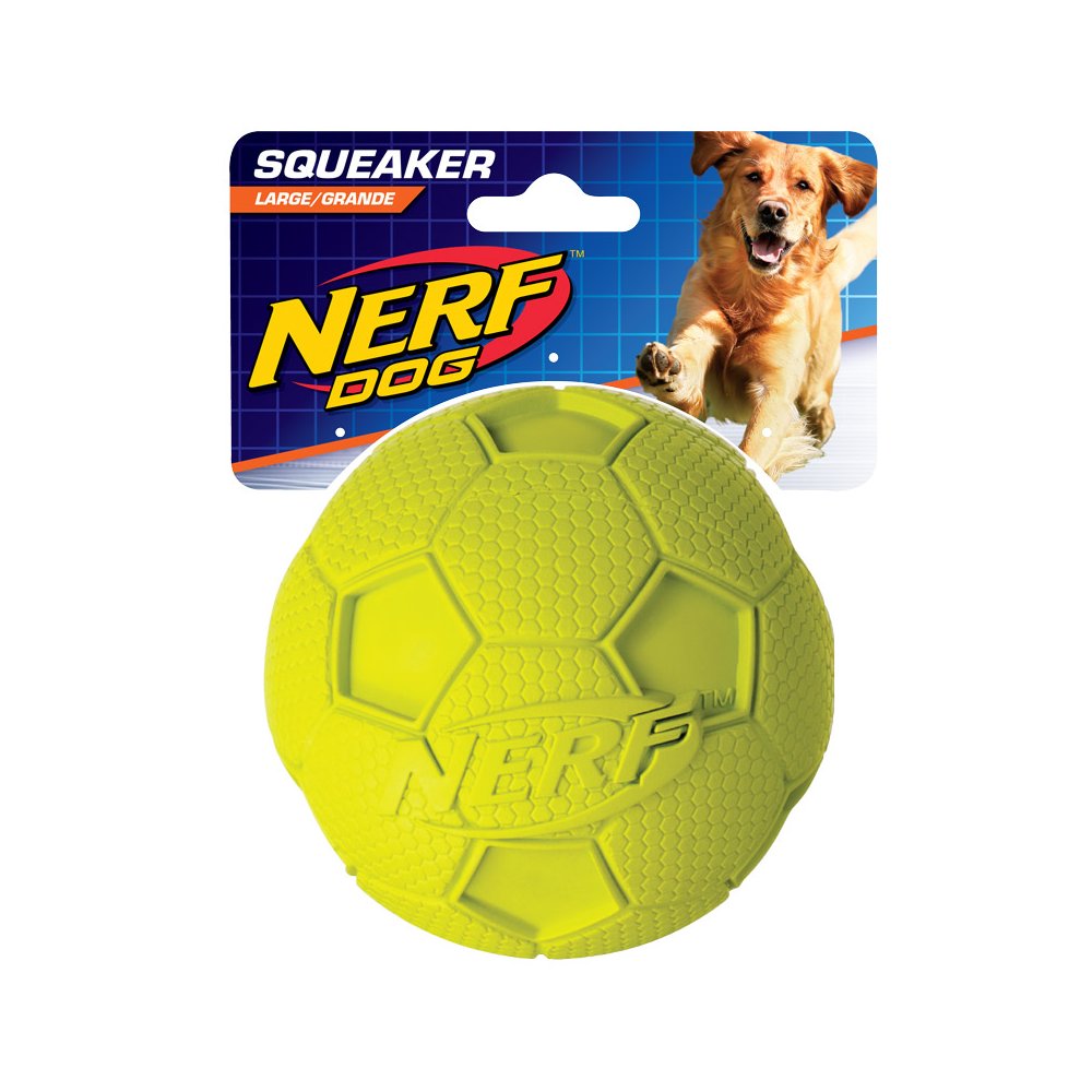 GIOCO PALLINA CALCIO CON SQUEAKER L 10 CM