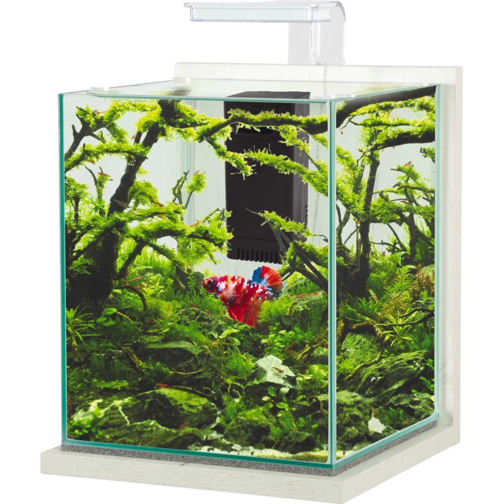 Acquario da 30 lt completo di accessori e mobiletto