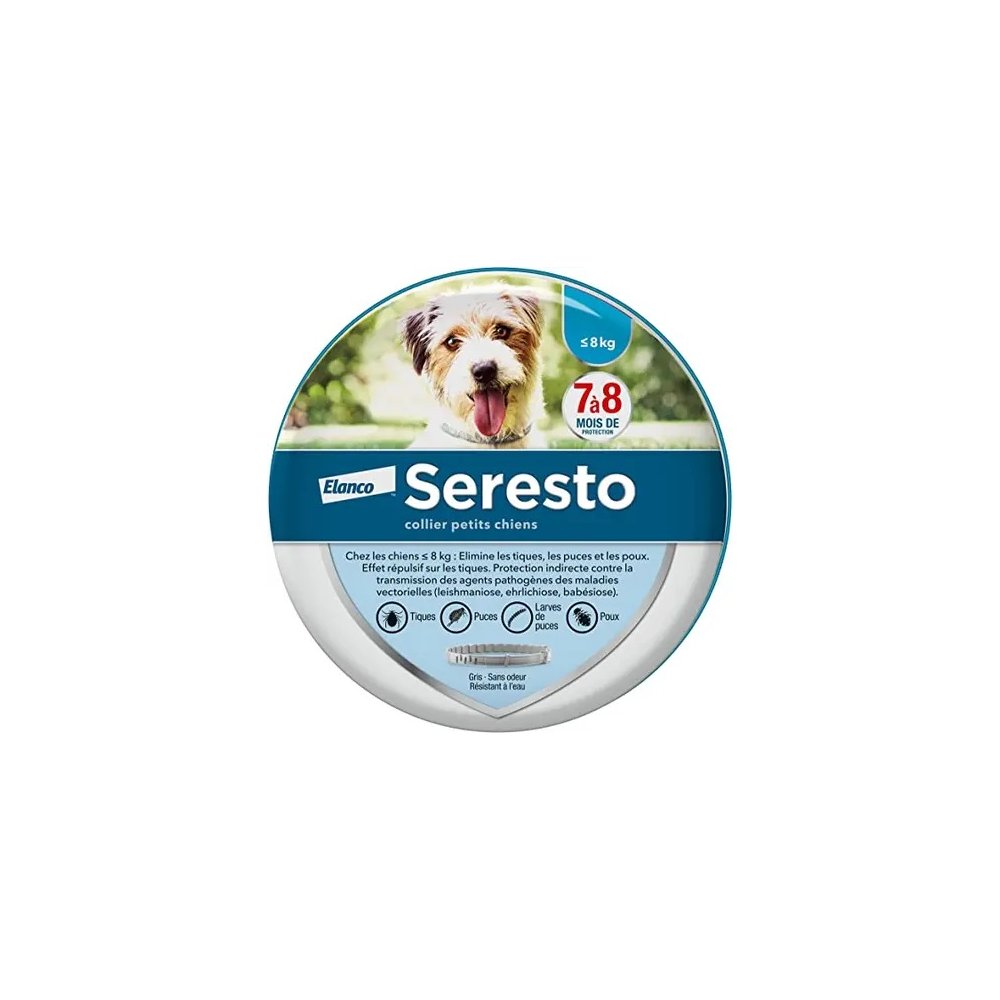 Collari Seresto Cane Cm 38 Fino A 8 Kg