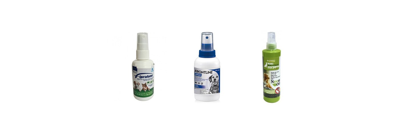 Shop Online i migliori marchi scontati per giochi, cibo, alimenti, medicinali, antiparassitari, attrezzi, ricambi, accessori per tutti gli animali Spray