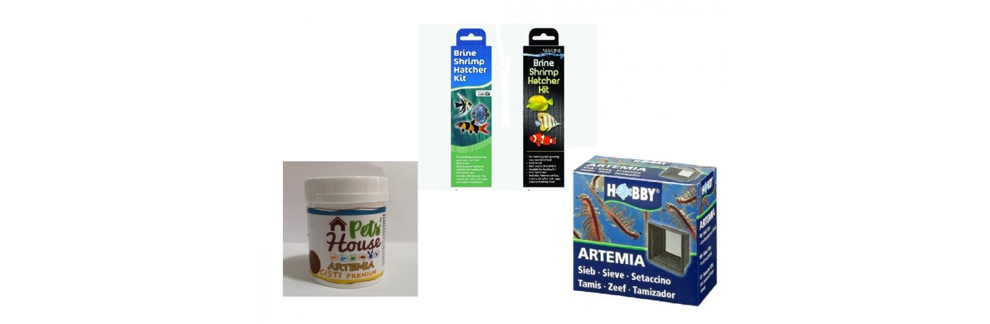 Shop Online i migliori marchi scontati per giochi, cibo, alimenti, medicinali, antiparassitari, attrezzi, ricambi, accessori per tutti gli animali Schiuditoio Artemia Kit